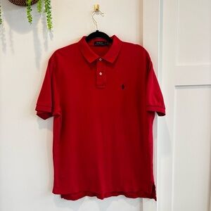 Polo by Ralph Lauren Vibrant Red Men's Polo Shirt